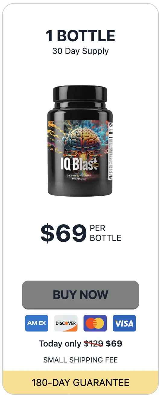IQ Blast Pro one bottle